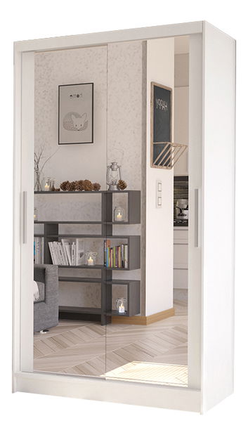 Dulap de haine Coletta VII (alb)