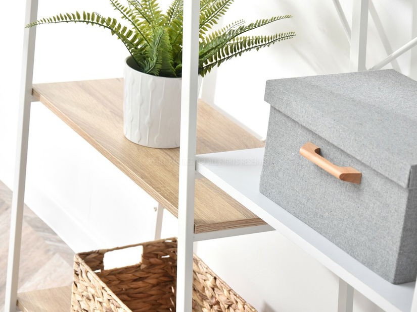 Regál Gecon Reg (dub + biela)