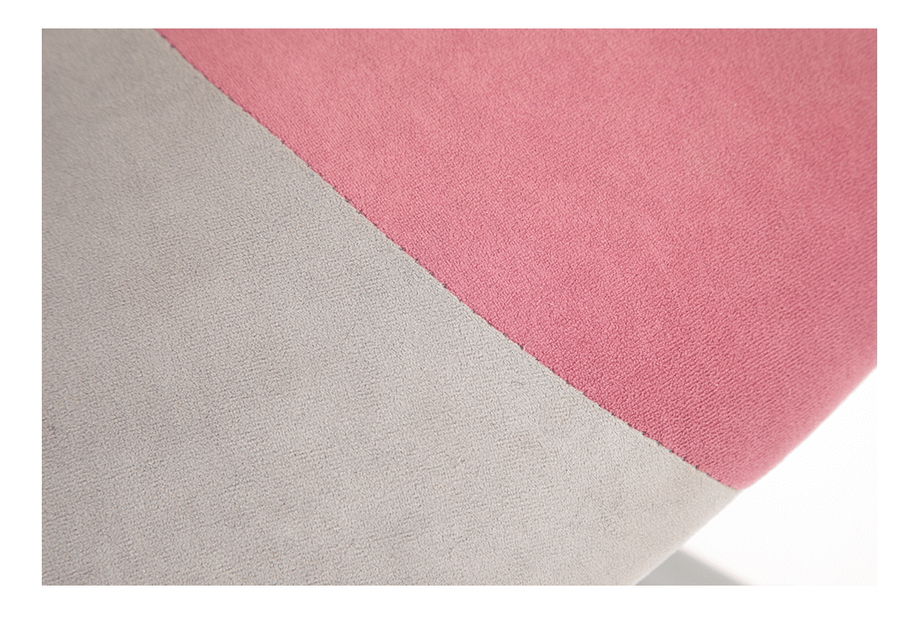 Scaun pentru copii Rachel (gri + roz)