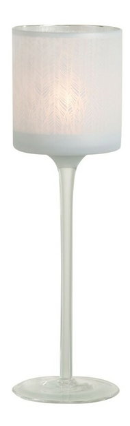 Svietnik Jolipa Na čajovú sviečku Nordic Bliss (9x9x30cm) (Biela)