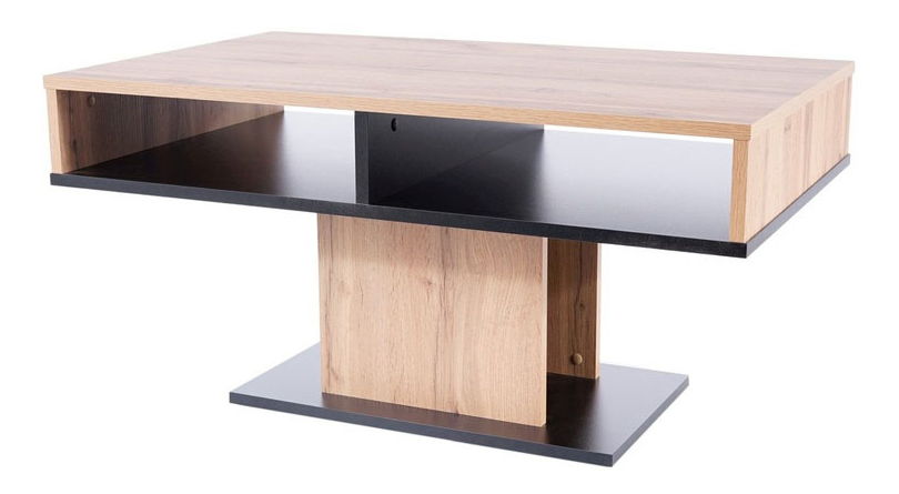 Konferenčný stolík Lenny (dub + čierna)