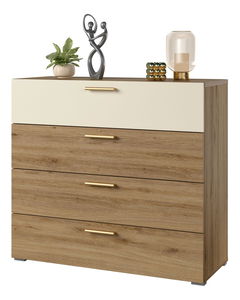 Komoda Verdeene (divlji hrast + bež)