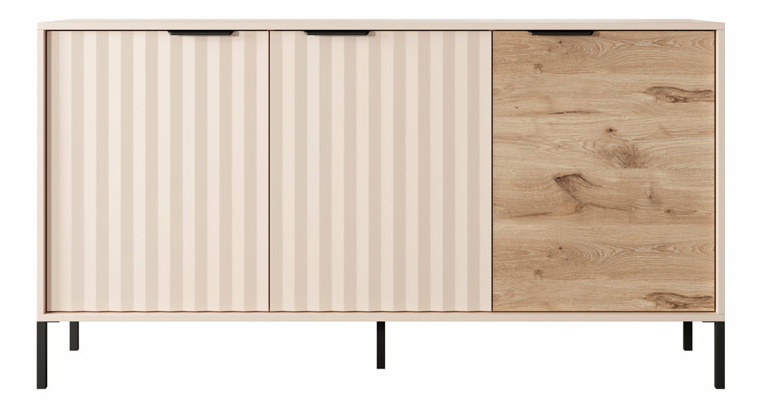 Szekrény Rastafa 3D (viking tölgy + bézs)