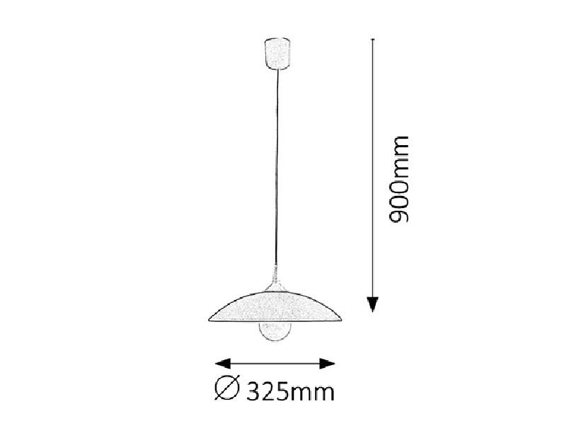 Závesné svietidlo Cupola Range 4612 (modrá + biela)