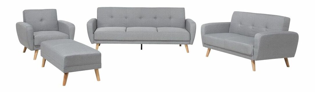 Ülőgarnitúra Flong (világosszürke)