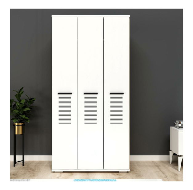 Ruhásszekrény Asemolla C (fehér)