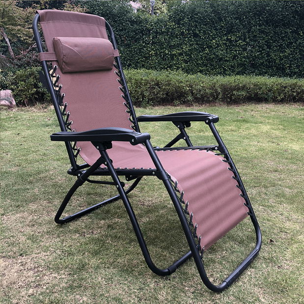 Scaun reglabil de grădină Gerry (maro) 