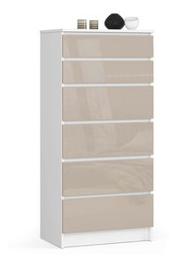 Comodă Kalista III (cappuccino lucios)