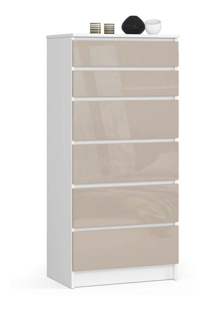 Komód Kalista III (fényes cappuccino)