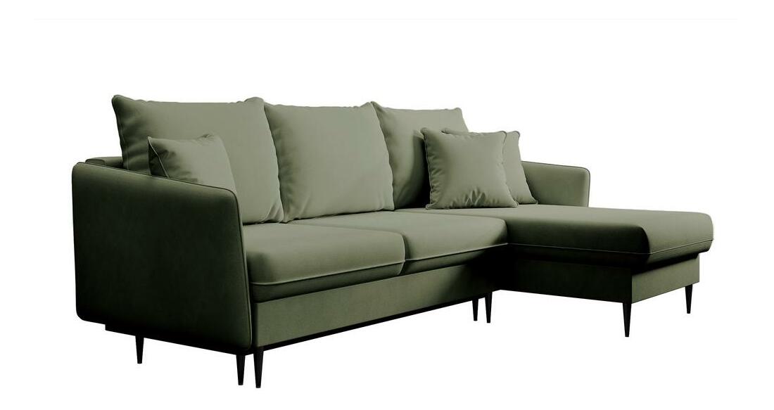 Colțar Vivaldio L (măslin + negru)