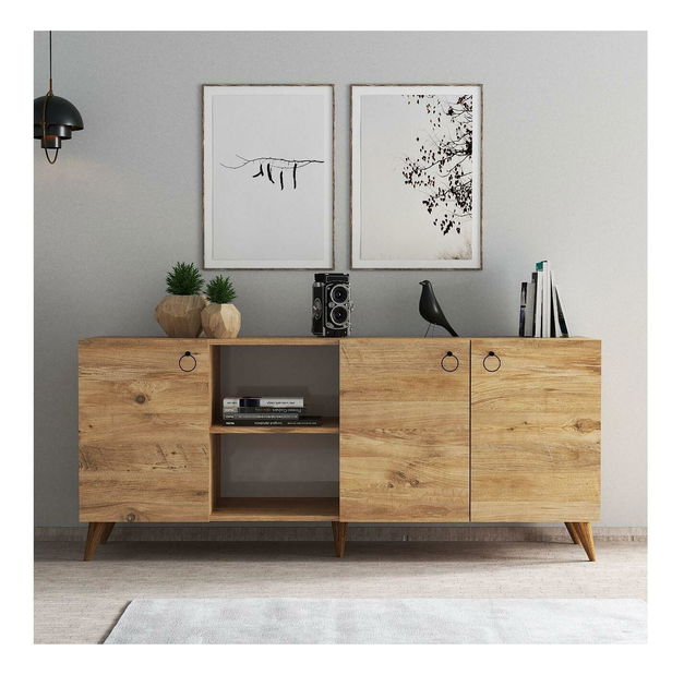 Szekrény Lesetu 3 (atlanti fenyő) 