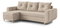 Rohová sedacia súprava Eugenie (L) (svetlobéžová)