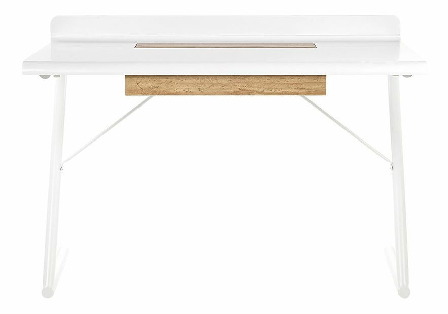 Písací stôl 120x60 cm Fletcher (biela)