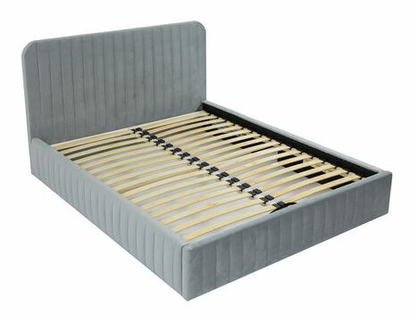 Pat matrimonial 160 cm Lentoa (Roz) (cu somieră) (cu sp. depozitare)