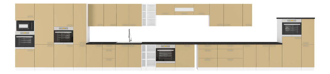 Gornji kuhinjski ormarić Lavera 40 G 72 1F (bijela + cappucino sjaj) *rasprodaja