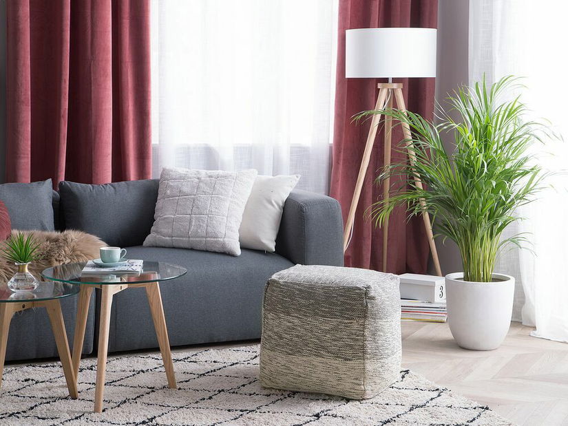 Taburet Hiroma (gri închis)