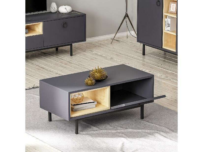 Mobilier living Natty (antracit)