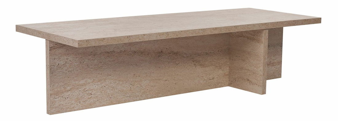 Dohányzóasztal Habero (travertin)