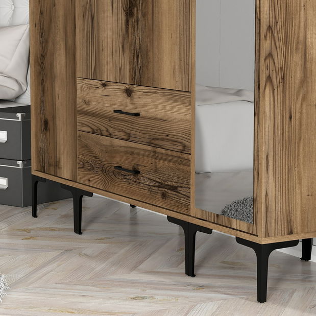 Ruhásszekrény Kiara STR (dió)