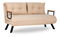 Kanapé futon Sandy (bézs)
