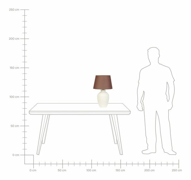 Stolna lampa Aiguo (bijela)