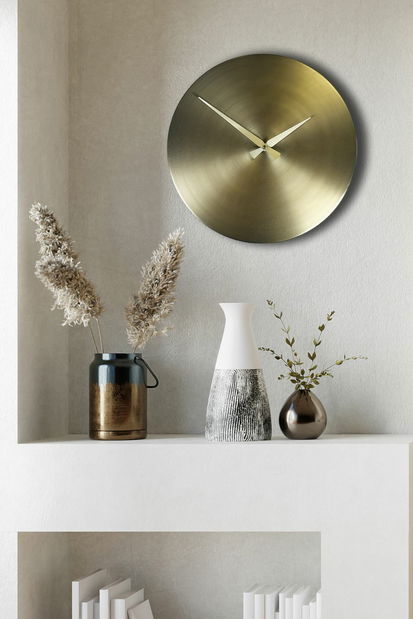 Nástenné hodiny Silve (zlatá)