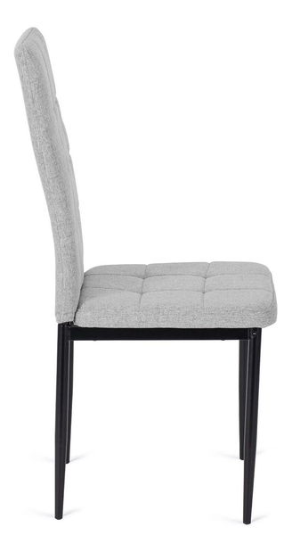 Jedálenský set Cercanos (dub artisan + čierna + sivá) (pre 6 osôb)