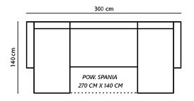 Rohová sedačka Salim (hnedá + cappuccino)