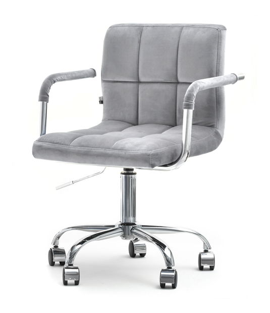 Scaun Elita (gri + crom)