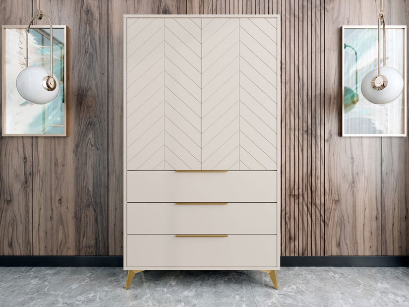 Dulap cu rafturi Semprum 2D3SZ (nisipiu bej)