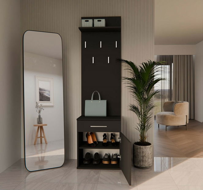 Set mobilier hol Dialogos 2 (negru)