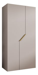 Šatníková skriňa Alaris 1 100 (kašmír + zlatá)