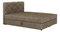 Franciaágy Boxspring 140x200 cm Karum (ágyráccsal és matraccal) (barna)