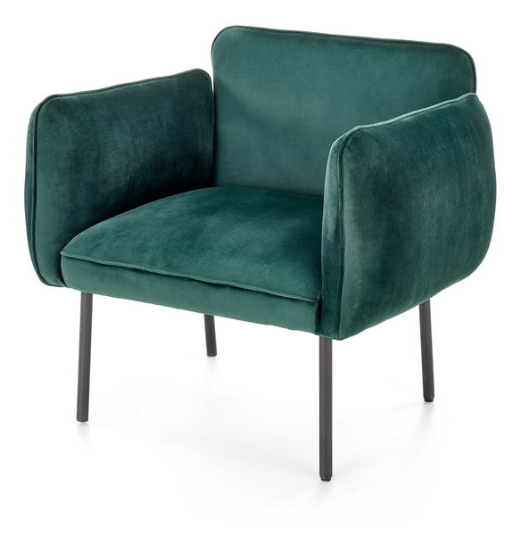 Relax fotel Breann (sötétzöld + fekete)