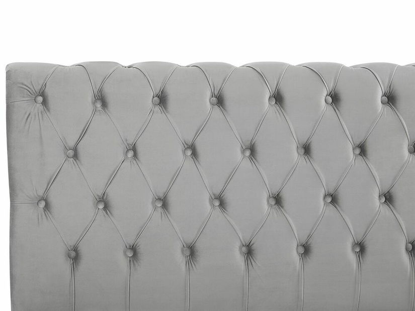 Franciaágy 160 cm ARCHON (ágyráccsal) (szürke)