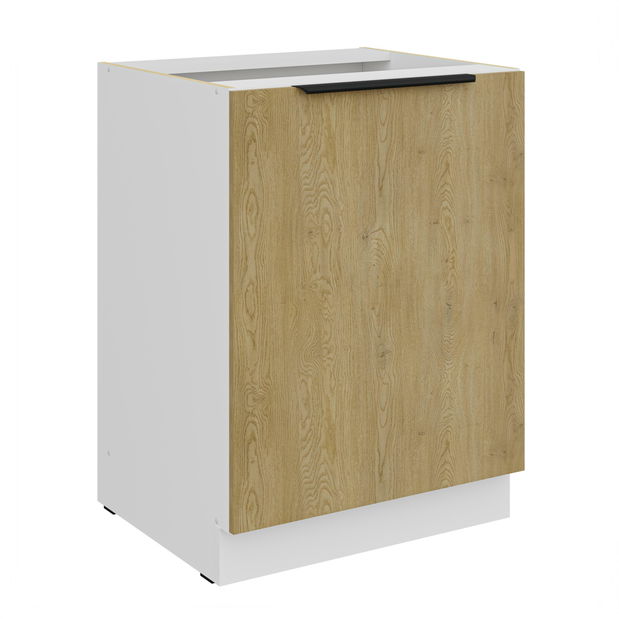 Donji kuhinjski ormarić Carminia 60 D 1F BB (hrast cremona + bijela)