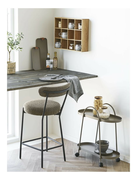 Set 2 ks táciek Tsiveria 9 (hnedá)