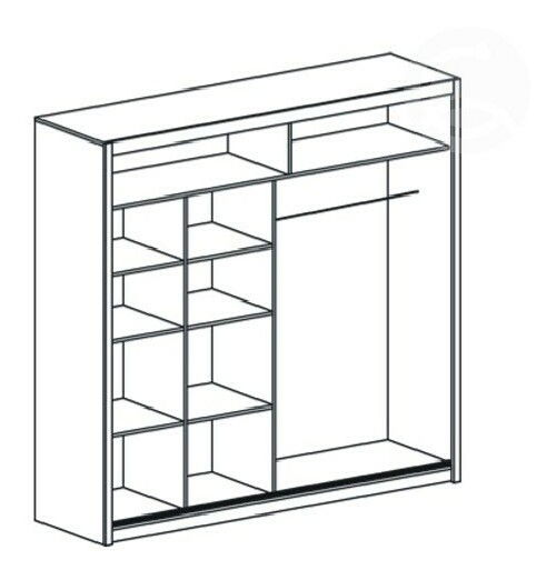 Šatníková skriňa Tokyo 5 MOB-4277