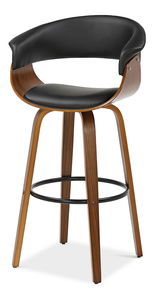 Scaun bar Elynah 75 (negru)