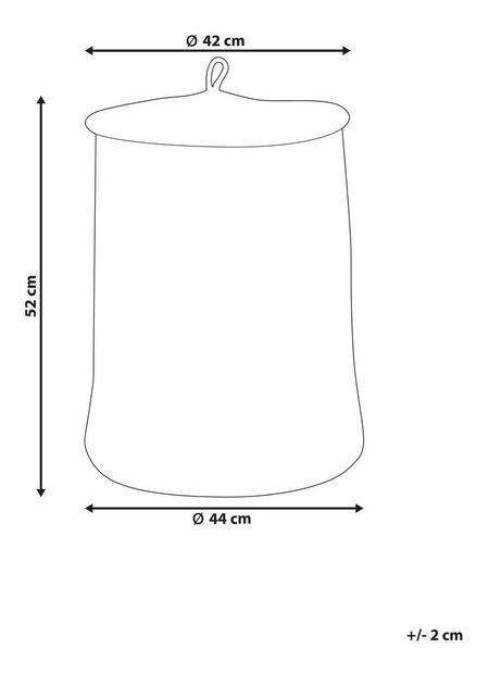 Tároló kosár Seara (fehér) 