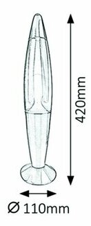 Dekoratívne svietidlo Lollipop Rainbow 7011 (strieborná)