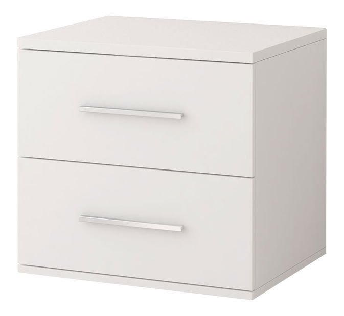 Nočný stolík Oleg I (biela)