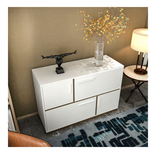 Szekrény Maresolla (fehér + dió)