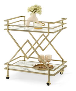 Stolić za kavu Gemido (mramor + zlatna)