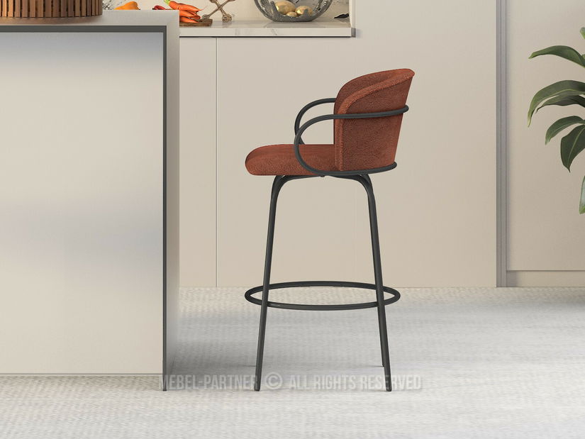 Scaun bar Simonte (negru)