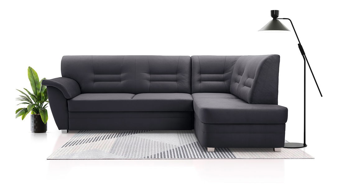 Kutna garnitura- Janeen (tamnosiva) (D)