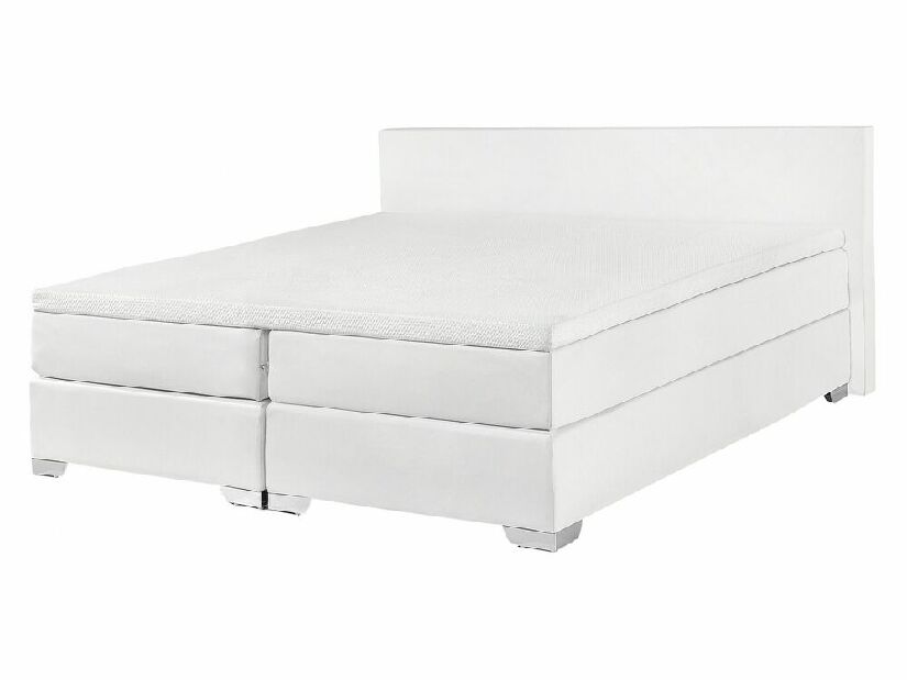 Franciaágy Boxspring 140 cm PREMIER (matracokkal) (fehér)