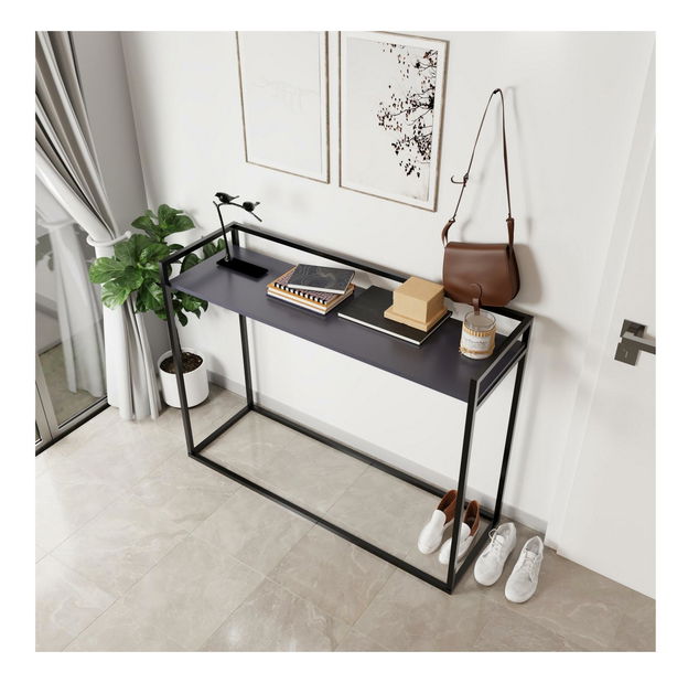 Konzolový stolík Isis (antracit)