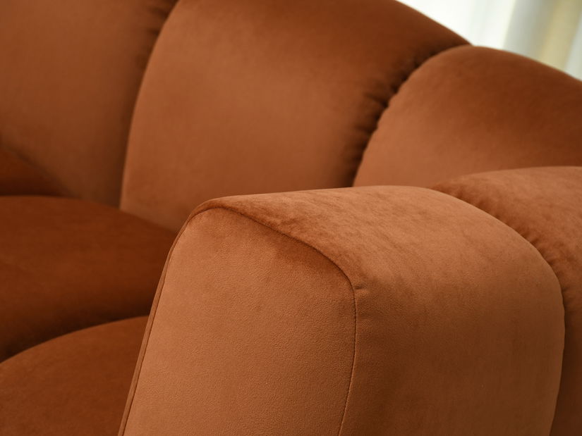 Rohová sedačka Organice (čierna)