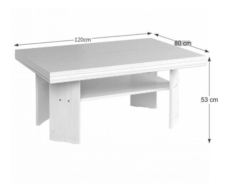 Konferenčný stolík Kraz KL (sosna andersen)